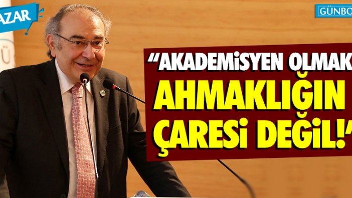 Altaylı'dan Tarhan'a: "Akademisyen olmak, ahmaklığın çaresi değil"