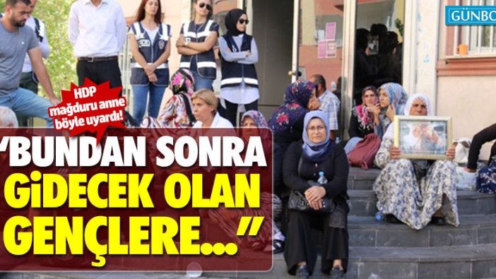 "Bundan sonra gidecek olan gençlere de belki ders olur"