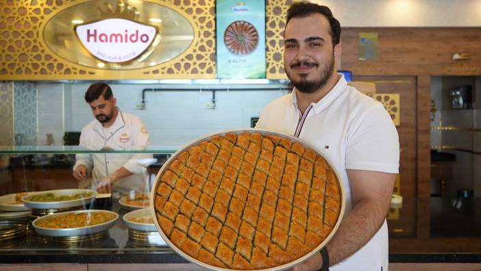 Gaziantep'te baklavacıların bayram yoğunluğu başladı