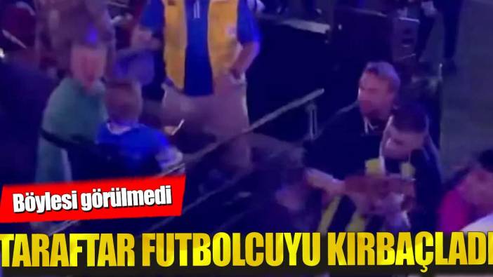 Böylesi görülmedi! Taraftar futbolcuyu kırbaçladı