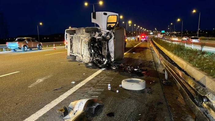 Kuzey Marmara Otoyolu'nda feci kaza: 1 ölü 5 yaralı