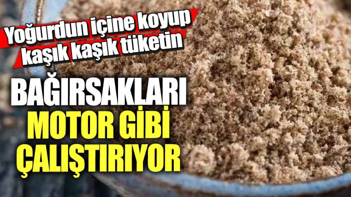 Yoğurdun içine koyup kaşık kaşık tüketin! Bağırsakları motor gibi çalıştırıyor