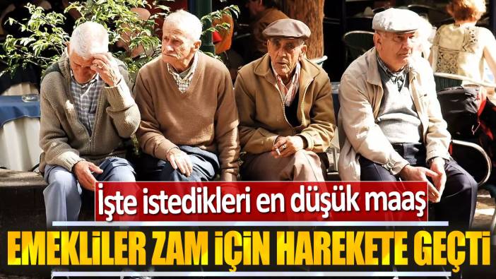 Emekliler zam için harekete geçti: İşte istedikleri en düşük maaş