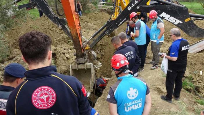 Çanakkale’de toprak kayması: İşçiler göçük altında kaldı!