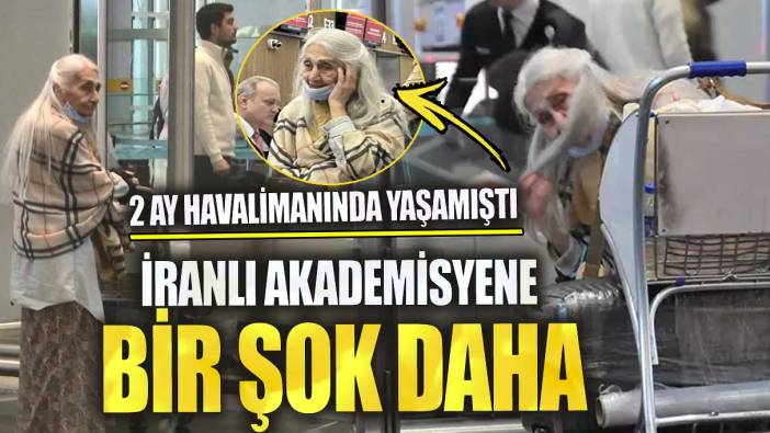 2 ay İstanbul Havalimanı'nda yaşamıştı! İranlı akademisyen Dr. Shiva Kavani’ye bir şok daha