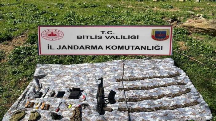 Bitlis’te silah ve mühimmat ele geçirildi