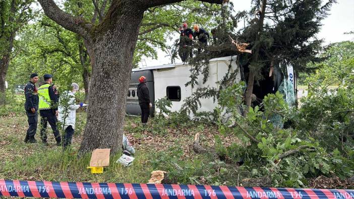 Kırklareli'de otobüs kazası: Çok sayıda yaralı var