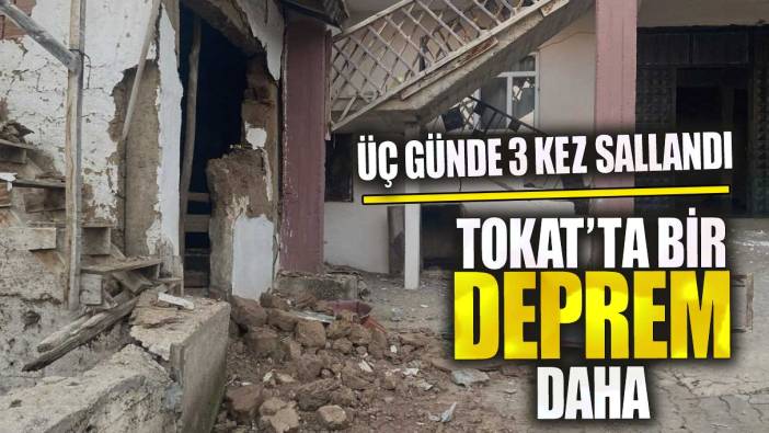 Son dakika Tokat'ta deprem! Beşik gibi sallandı