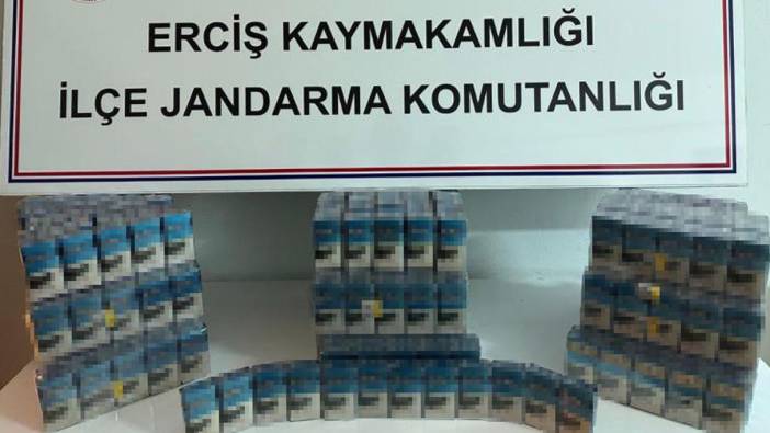 Van’da 520 paket kaçak sigara ele geçirildi