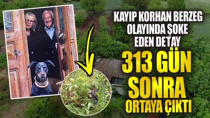 Kayıp Korhan Berzeg olayında şoke eden detay !313 gün sonra ortaya çıktı