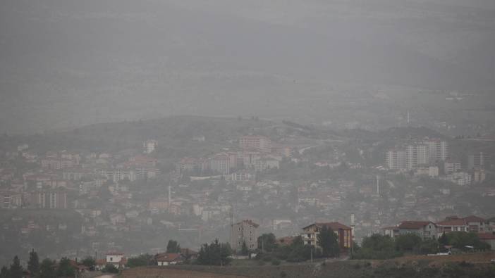 Karabük'te toz bulutu etkili oldu