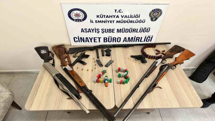 Kütahya’da silah ticareti operasyonu: 6 gözaltı