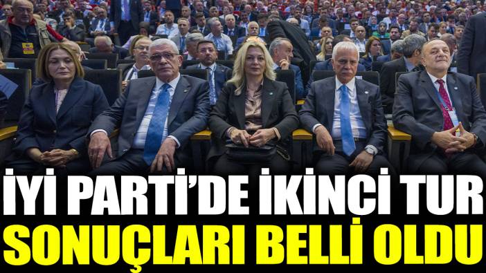 Son dakika... İYİ Parti Kurultayı'nda ikinci tur sonuçları belli oldu