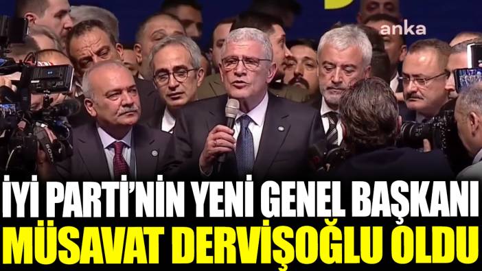 Son dakika... İYİ Parti'nin yeni genel başkanı belli oldu