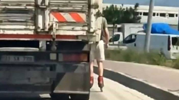 Trafiğin tam ortasında ölümle dans etti