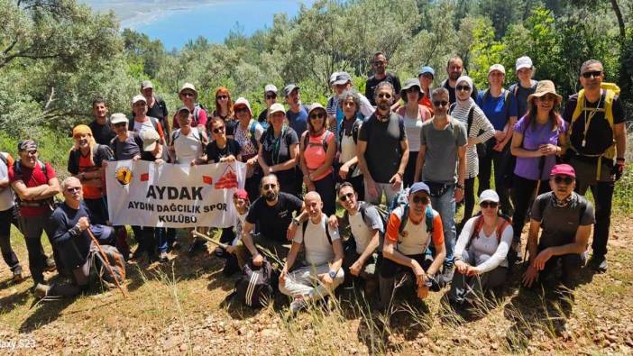 Aydınlı dağcılar zirveyi gördü! Bu manzara eşsiz