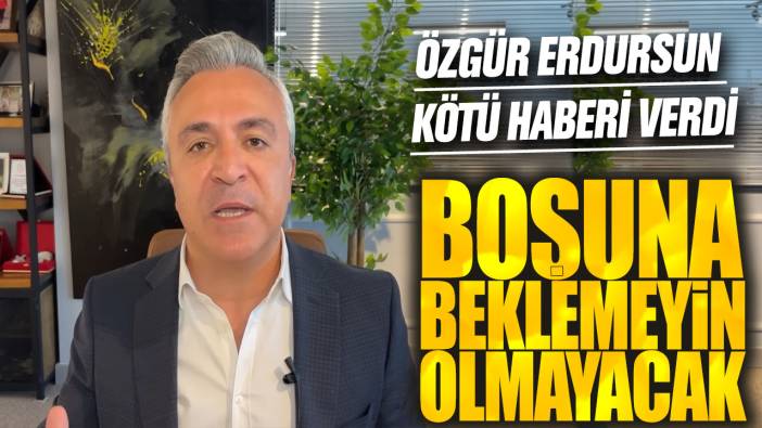 Özgür Erdursun: Zam olmayacak