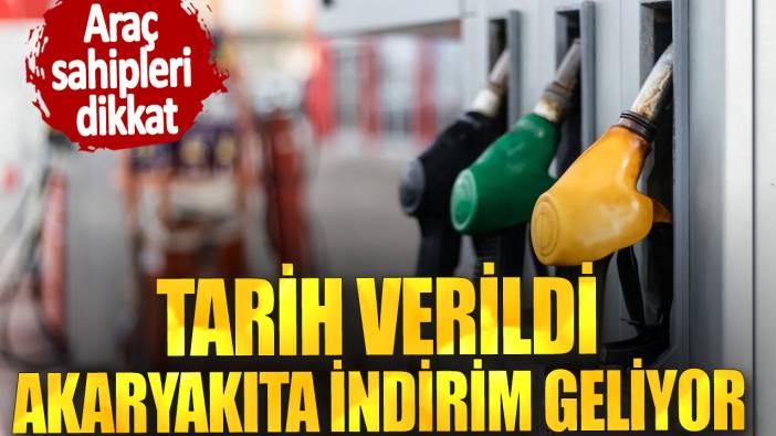 Araç sahipleri dikkat! Tarih verildi akaryakıta indirim geliyor