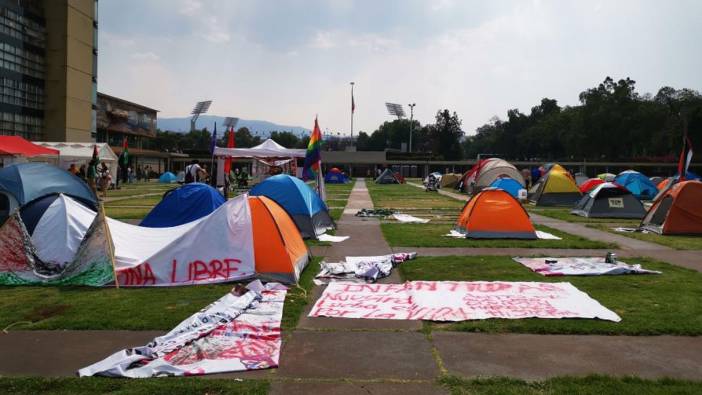 Meksika’daki üniversitelerde Filistin protestosu sürüyor