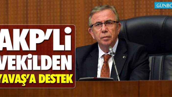 AKP’li Mustafa Yeneroğlu'dan Mansur Yavaş’a destek!