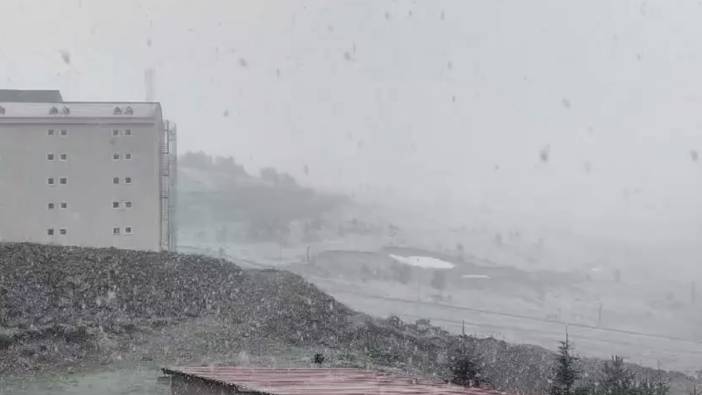 Bolu’da mayıs ayında kar sürprizi