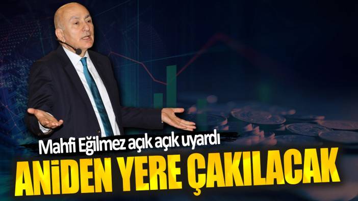 Mahfi Eğilmez: Aniden yere çakılacak