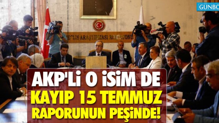 15 Temmuz raporunu yazan Reşat Petek de kayıp raporun peşinde!