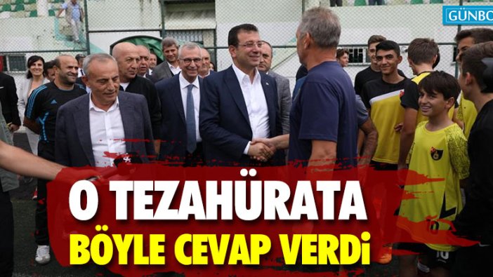 İmamoğlu o tezahürata böyle cevap verdi