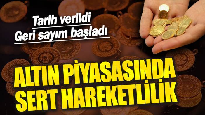 Altın piyasasında sert hareketlilik