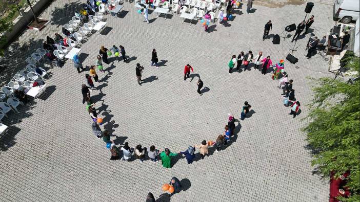 Elazığ'da Engelsiz Uçurtma Şenliği renkli görüntülere sahne oldu