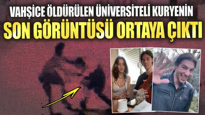 Balıkesir’de vahşice öldürülen motokurye Ata Emre Akman'ın son görüntüsü ortaya çıktı