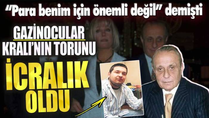 Gazinocular Kralı Fahrettin Aslan'ın torunu icralık oldu