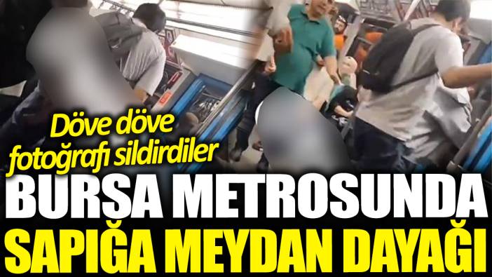 Bursa metrosunda sapığa meydan dayağı: Döve döve fotoğrafı sildirdiler