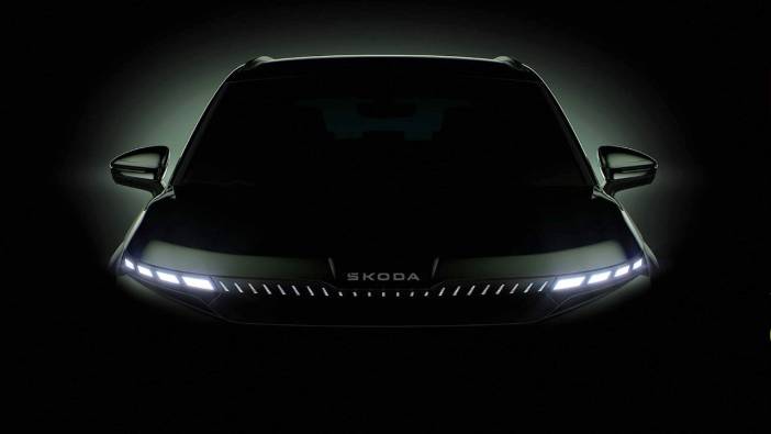 Skoda Elroq'un %100 elektrikli otomobilinden ipucu görseli!