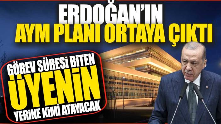 Erdoğan'ın AYM planı ortaya çıktı! Görev süresi biten üyenin yerine kim atanacak