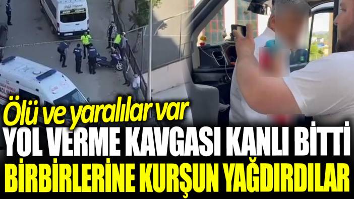 Rize'de trafikteki kavga kanlı bitti! Sürücüler birbirlerine kurşun yağdırdı