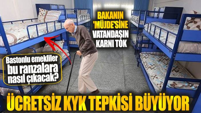 1 aylık ücretsiz KYK tepkisi büyüyor! Bakanın 'müjde'sine vatandaşın karnı tok