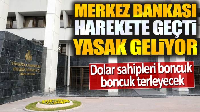 Merkez Bankası harekete geçti yasak geliyor! Dolar sahipleri boncuk boncuk terleyecek