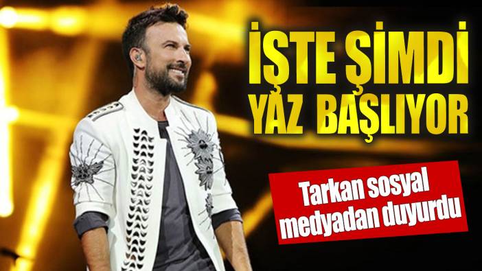 Tarkan sosyal medyadan müjde verdi!