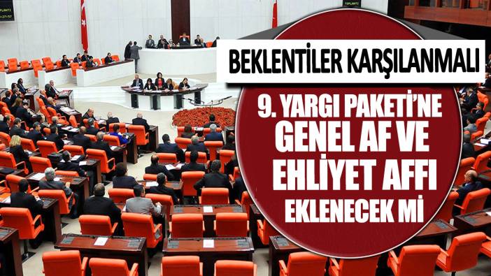 9. Yargı Paketi’ne genel af ve ehliyet affı eklenecek mi? Beklentiler çığ gibi büyüyor