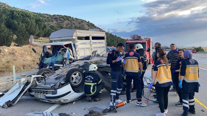 Burdur'da feci kaza: 3 ölü, 2 yaralı