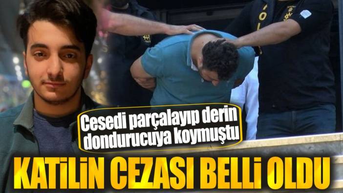 Cesedi parçalayıp derin dondurucuya koymuştu! Katilin cezası belli oldu