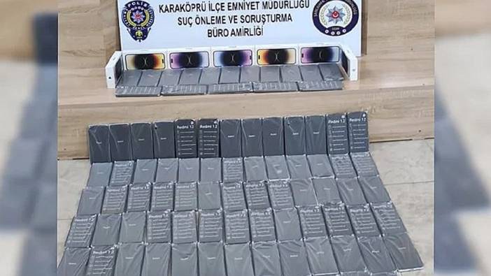 Şanlıurfa’da kaçak telefon operasyonu