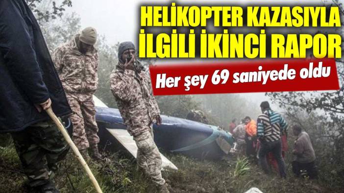 İran'dan helikopter kazasıyla ilgili ikinci rapor