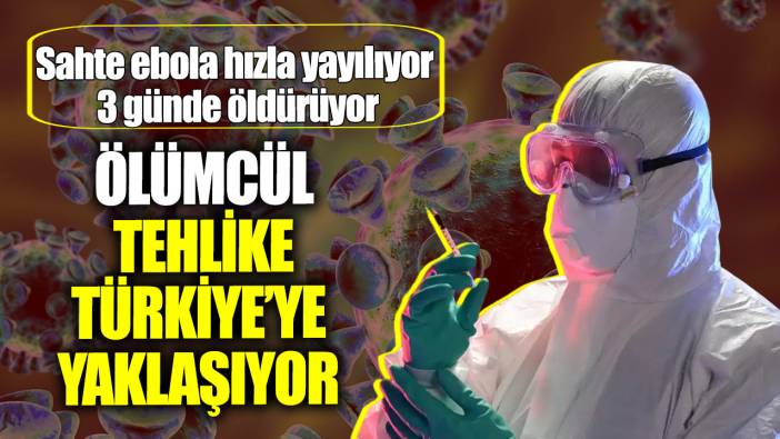 Ölümcül tehlike Türkiye’ye yaklaşıyor!  Sahte ebola hızla yayılıyor 3 günde öldürüyor