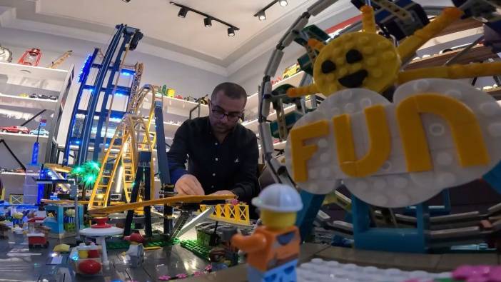 13 yılda yaptığı lego ve model araç koleksiyonu 2 milyon TL değerinde