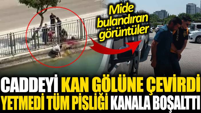 Önce kesti sonra hem kanını hem dışkısını suya akıttı! Kurban Bayramı öncesi iğrenç olay