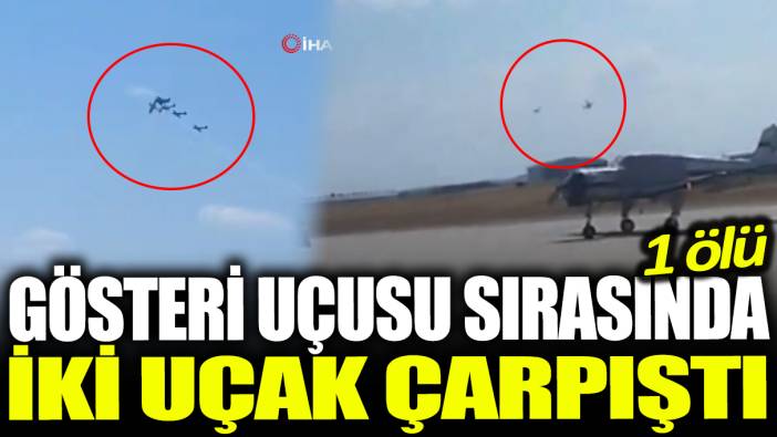 Portekiz'de gösteri uçuşu sırasında iki uçak çarpıştı: 1 ölü