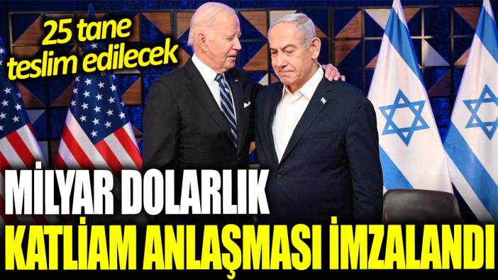 Milyar dolarlık katliam anlaşması! İsrail ABD'den F-35 savaş uçağı alacak