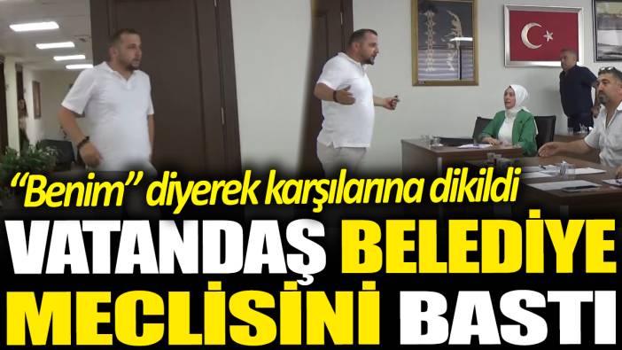 Belediye başkanına ‘Kim bu Candaroğlu?’ diye soruldu! Vatandaş ‘Benim’ diyerek meclisi bastı